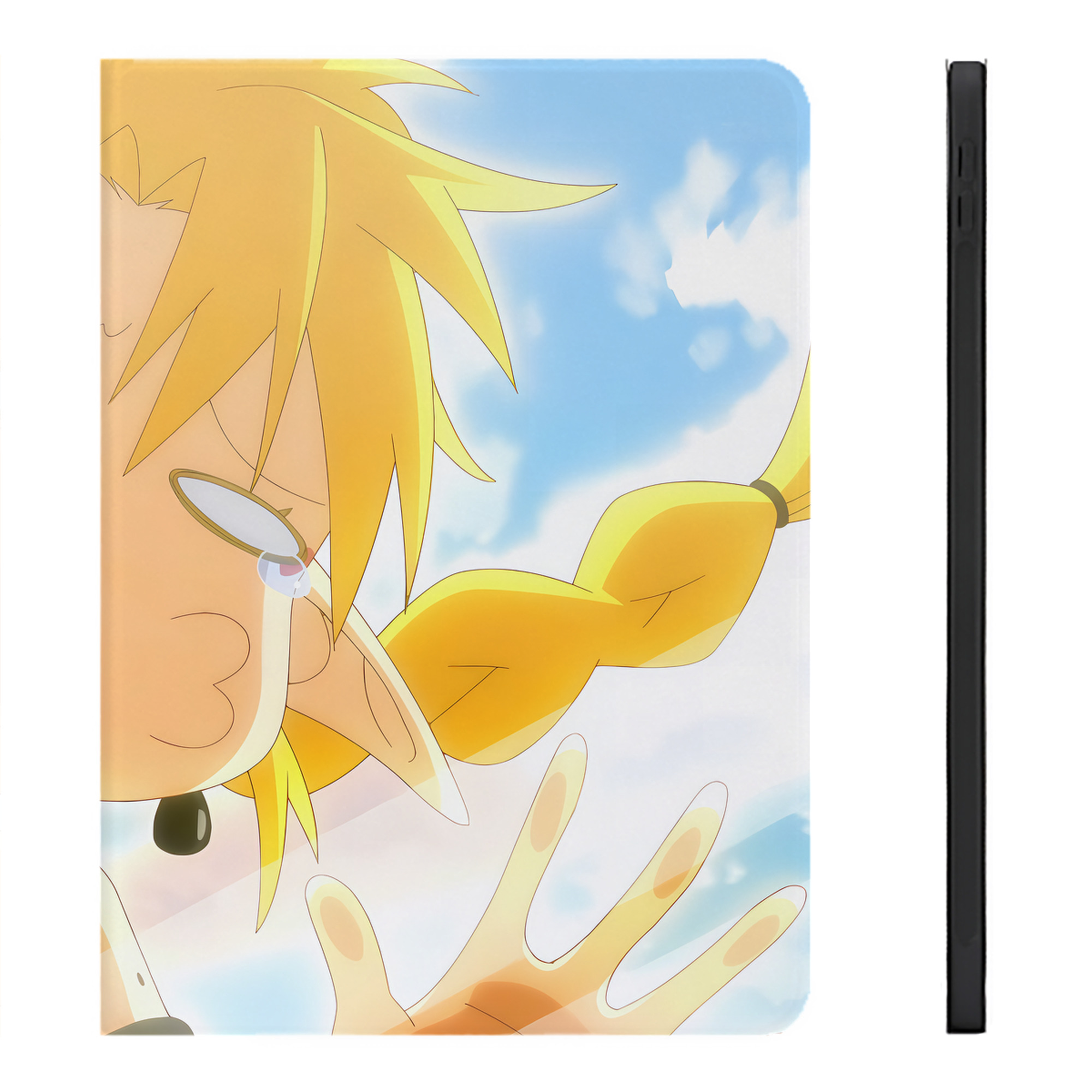 （画像用） 転スラ Regarding Reincarnated to Slime IPadケース ペンホルダー付き ブックスタイルデザイン